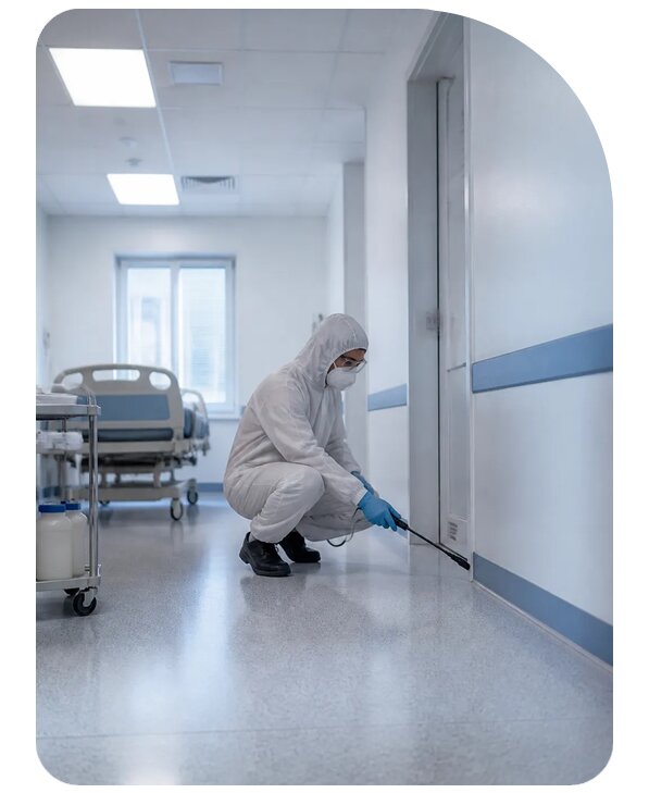 Дезинсекция больницы в Кандалакше по цене от 5405 р. | Сенат-Кнд